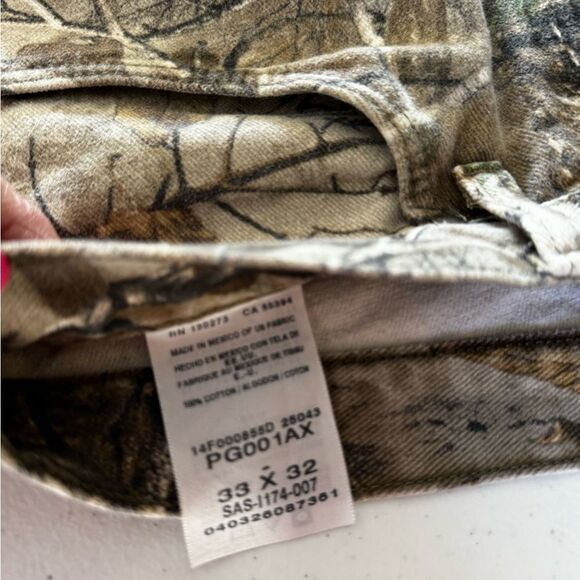 Wrangler Pro Gear RealTree Camouflage Hunting Denim Jeans 33 x 32 EUC NO WEAR - Picture 8 of 8